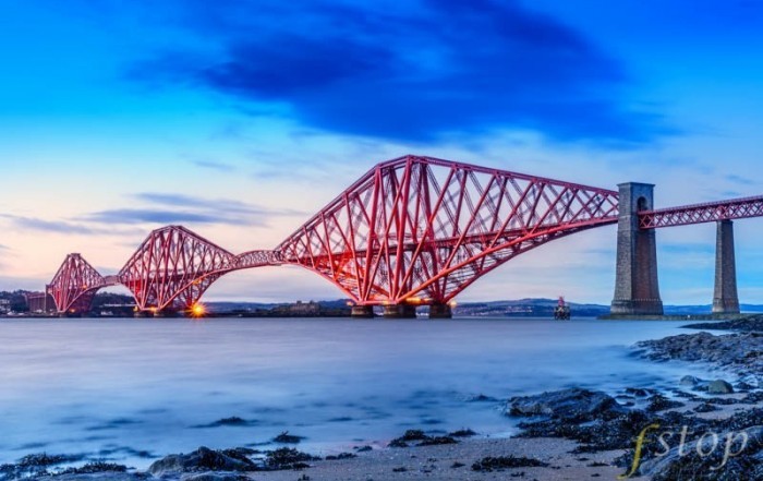 Forth Rail Bridge shot on a mirrorless digital camera