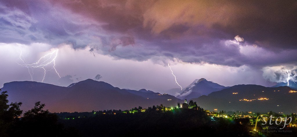 Lightning Storm Over Tuscany