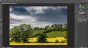 Remove Power Lines in Photoshop