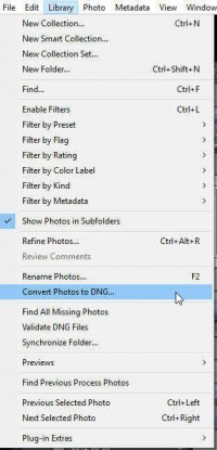 Convert Raw Files To DNG Using Lightroom And Adobe DNG Converter ...