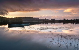 The Difference Between Saturation and Vibrance - An image of Loch Rusky in Scotland
