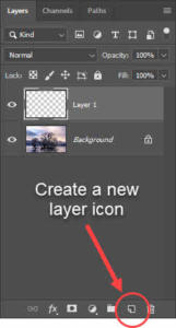Create a New Layer icon