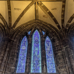 HDR Images in Lightroom of Glasgow Cathedral