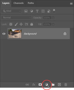Create a new Curves adjustment layer icon