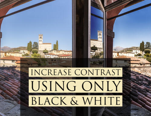 Increase Contrast in a Colour Image with a Black and White Adjustment Layer