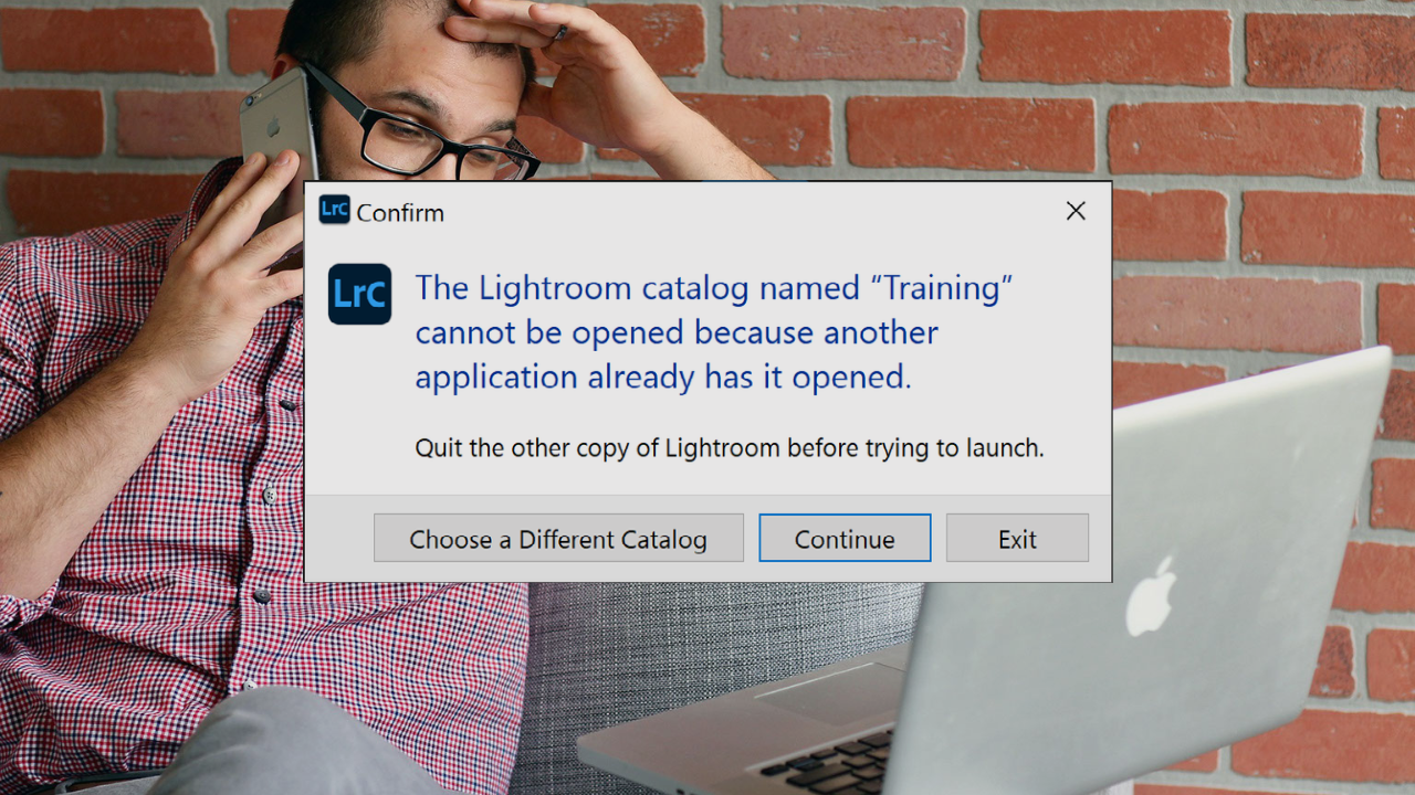 Lightroom catalog cannot be opened