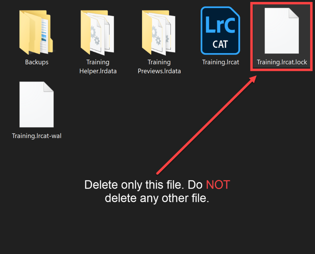 Lightroom Catalog Cannot Be Opened fstop Training